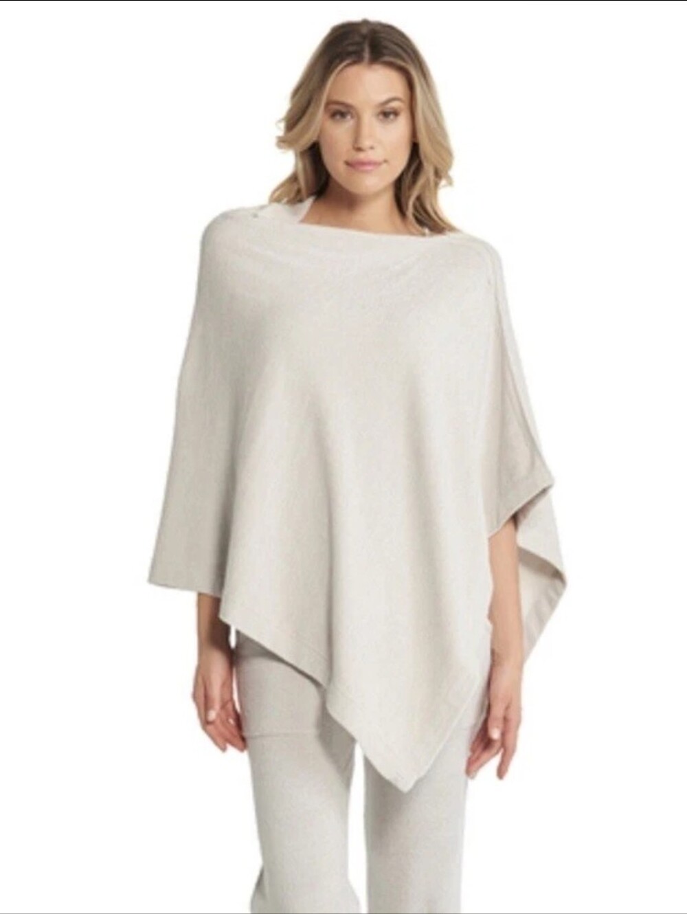 Barefoot Dreams - Cozychic Ultra Lite Poncho in Fog Gray- OS #076